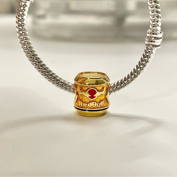 Red Bull Charm for Pandora Bracelets - Picture 1 of 6